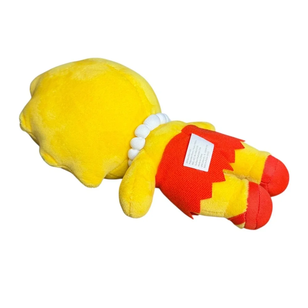 The Simpsons Lisa Simpson Plush Toy Yellow Red Dress Universal Studios 18mo+